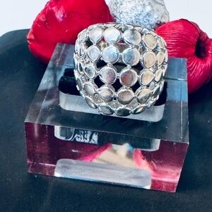 Park Lane Vintage Silver Knockout Accent Ring